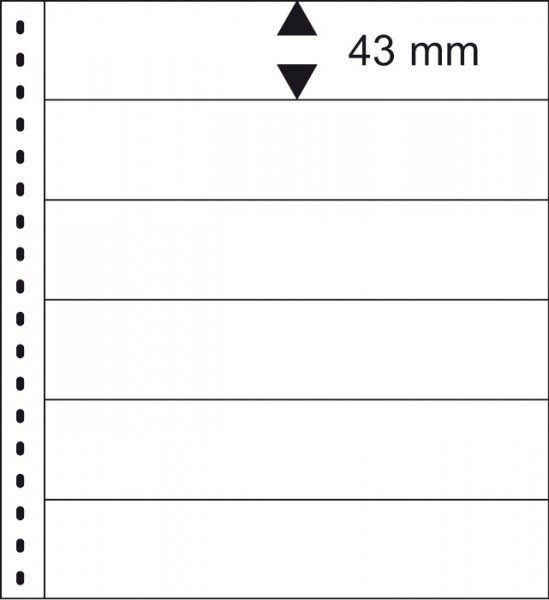 Omnia Einsteckblätter mit 6 Taschen (245 x 293 mm) Packet à 10 Stück