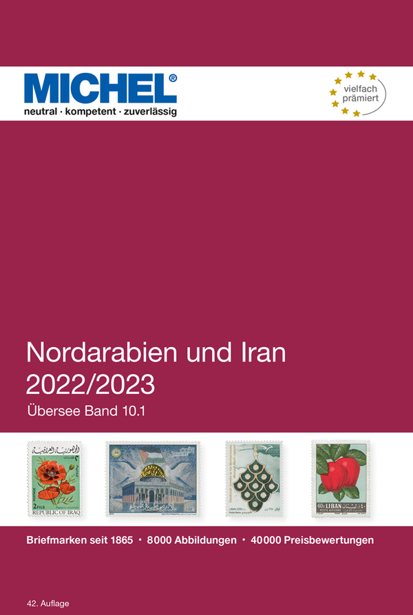 Michel  Briefmarken Katalog Nordarabien und Iran